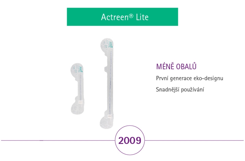 Actreen Lite zredukované balenie 2009 a 2010